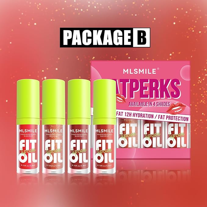 VolksRose 8pcs Lip Gloss Oil Set, Flavored Lip Gloss