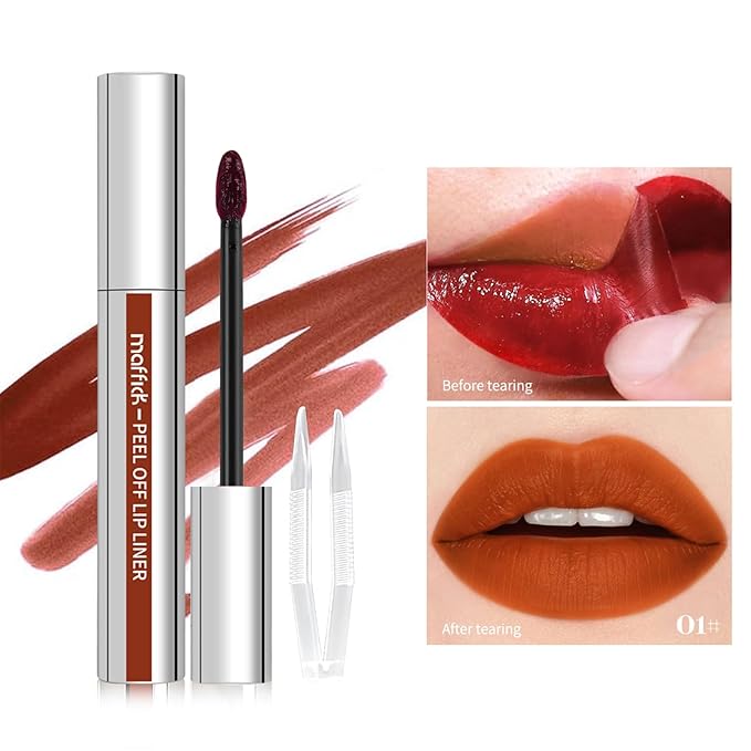 3PCS Lip Liner,Peel Off Lip Liner Tattoo, Peel Lip