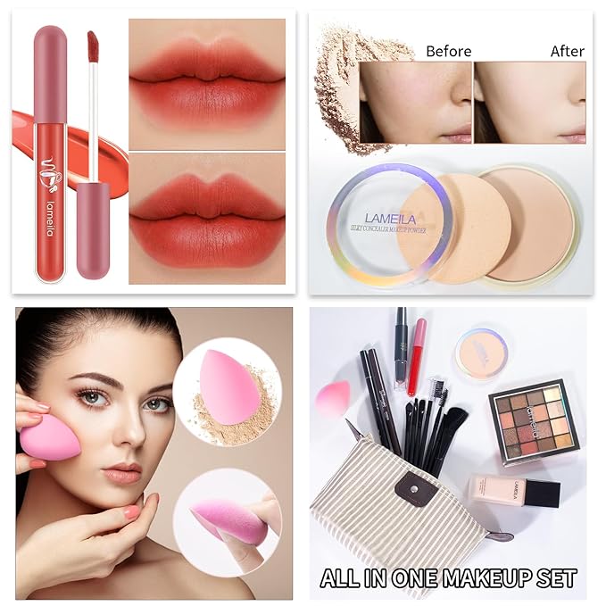 Makeup Set Full Kit for Girls Teens Women,