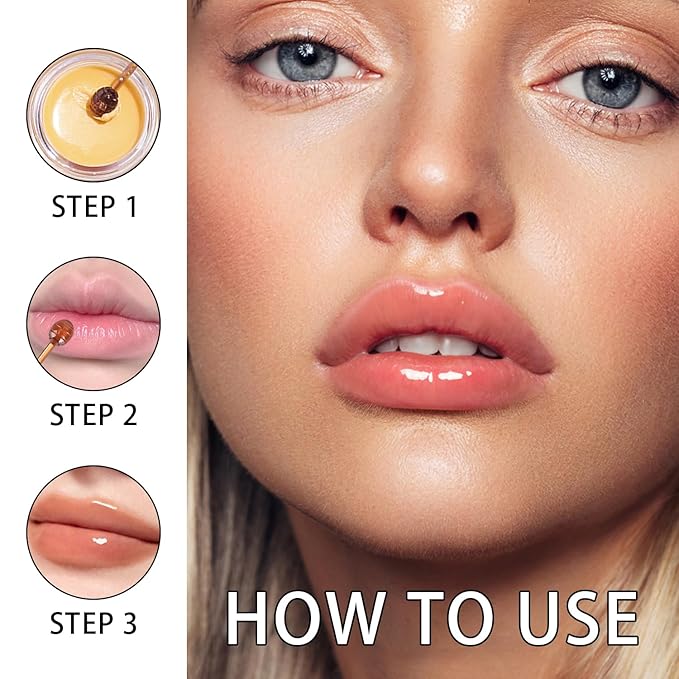 2 PCS Bee Lip Balm Honey Wrinkle