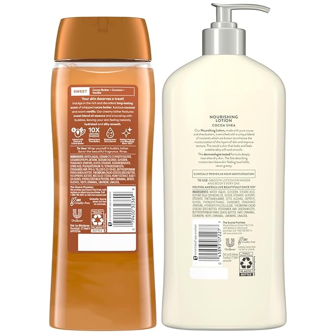 Suave Body Wash 2-Pack & Lotion