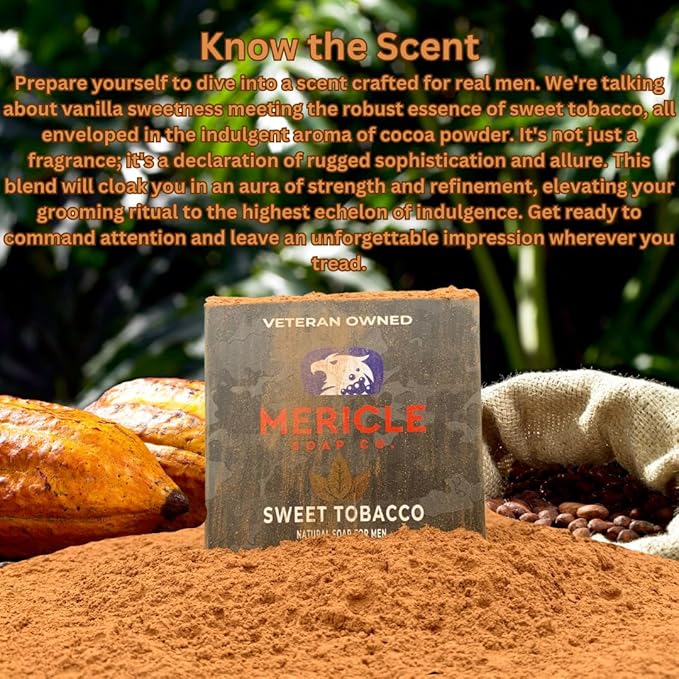 Sweet Tobacco Natural 5oz Body Bar