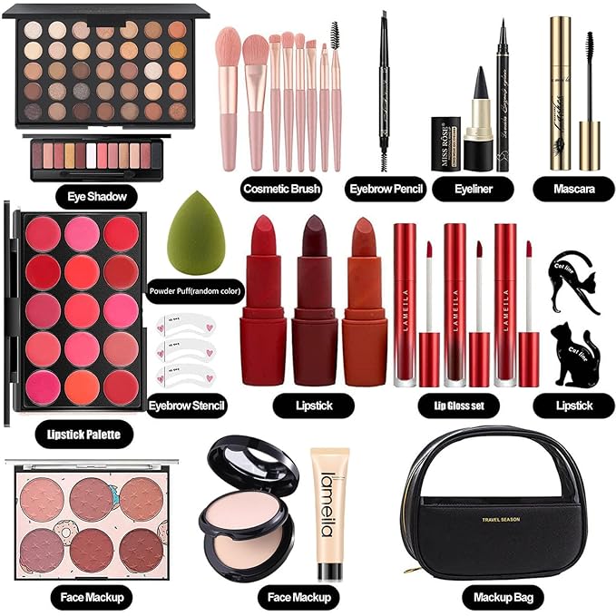 M All In One Full Makeup Kit,Multipurpose Women's