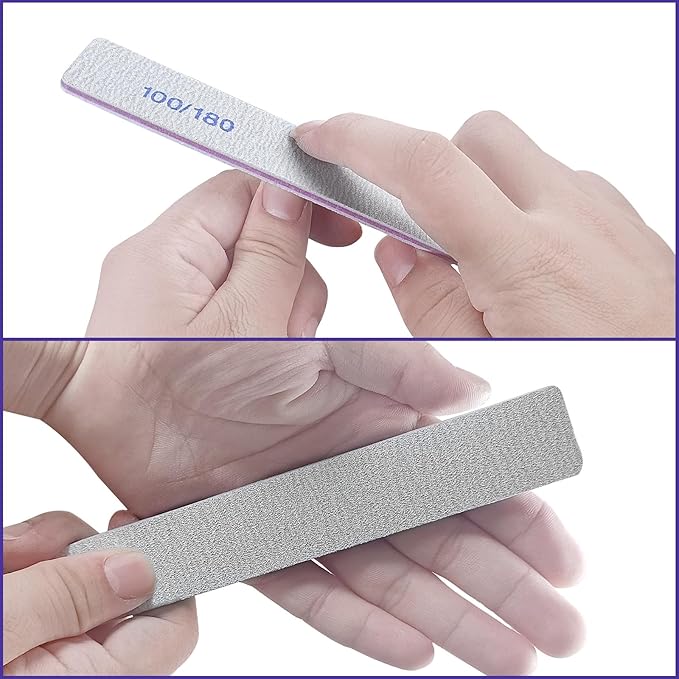 100/180 Grit Nail File (6