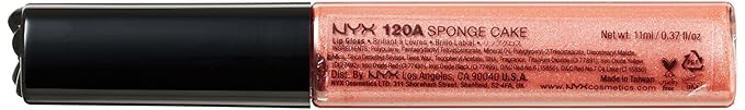 NYX Professional Makeup Mega Shine Lip Gloss, Sponge Cake, 0.37 Ounce