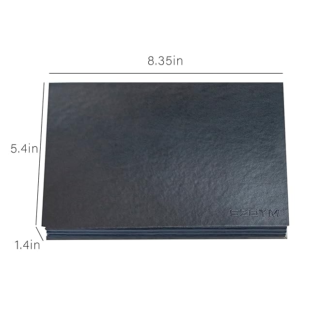 4 layers Empty magnetic Book Shaped palette (Black