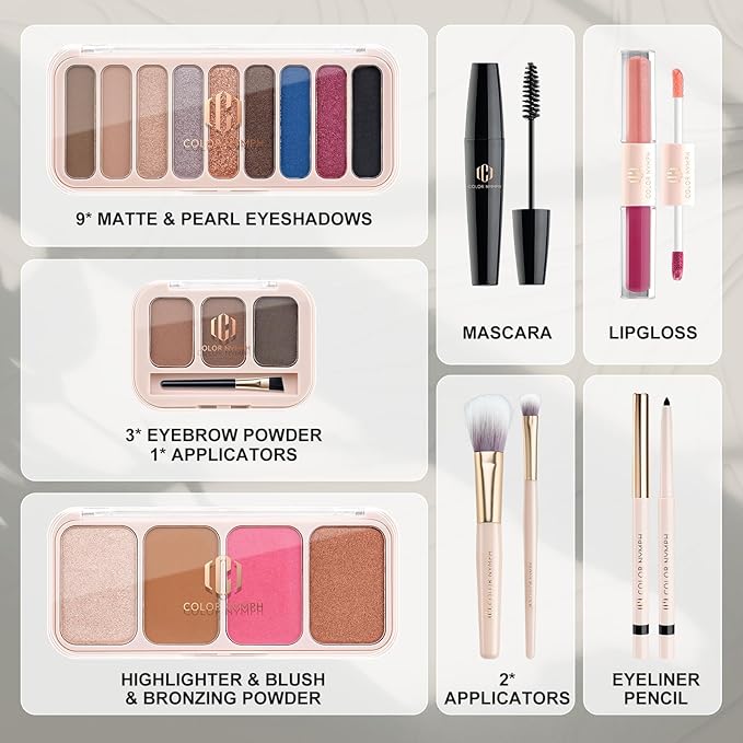 Color Nymph Makeup Kit for Women, Makeup Gift
