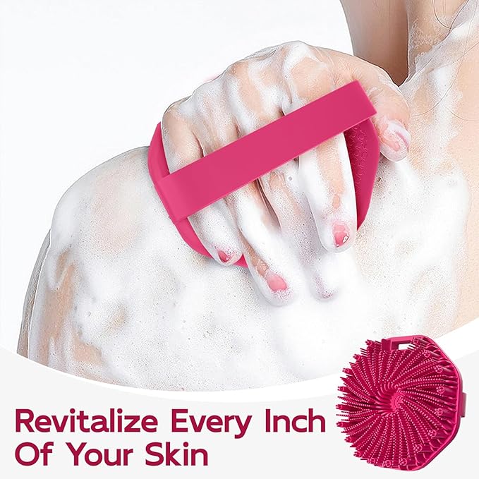Silicone body scrubber, exfoliating body