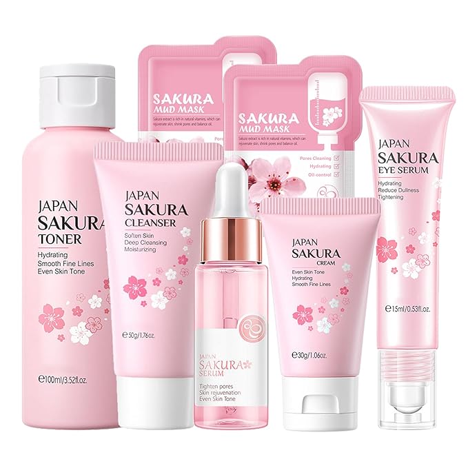 Skin Care Set Sakura Women Beauty