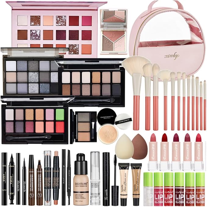 All In One Makeup Kit, Travel Makeup Kit,