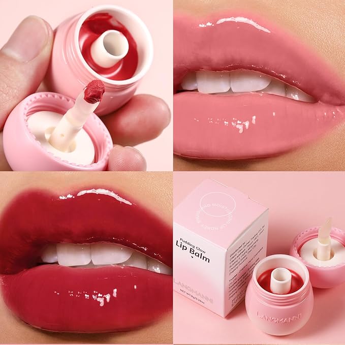 GL-Turelifes Mushroom Plumping Lip Gloss, Hydrating Lip Gloss GL-Turelifes