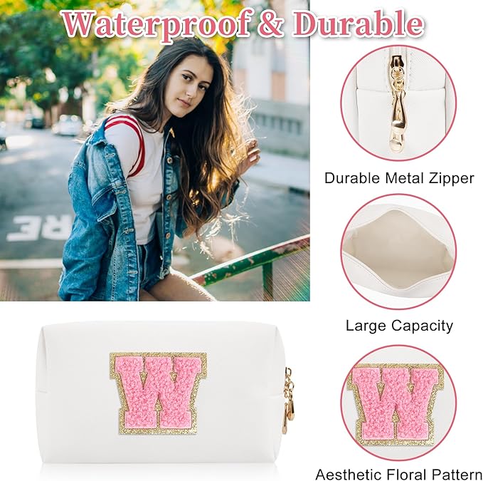 Personalized initial letter patch makeup