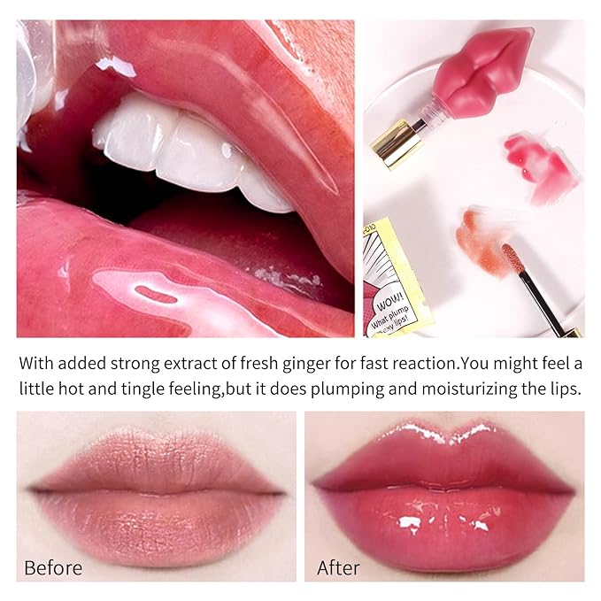 Lip Plumper Gloss Moisturize Hydrating Liquid Lipstick Smooth Gloss