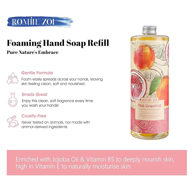 Foaming Hand Soap Refill, Pink Grapefruit,