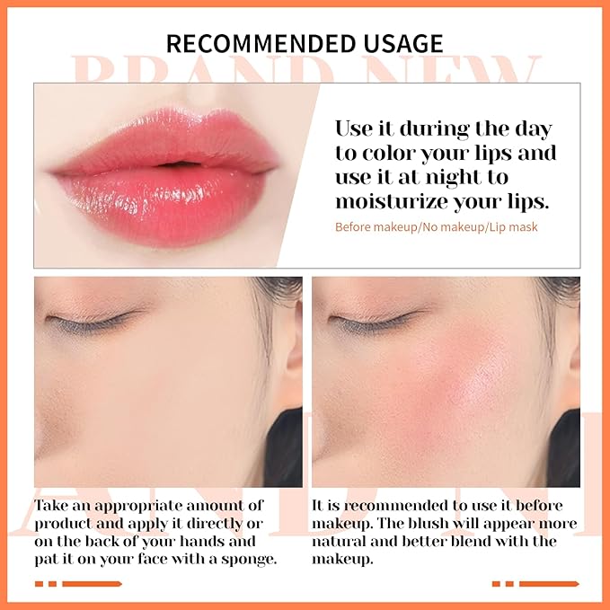 CHARMACY Magic Color Lip & Cheek Balm, PH HEART (#03)