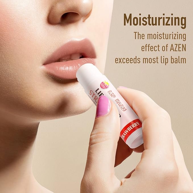 AZEN 120 Pack Lip Balm, Natural