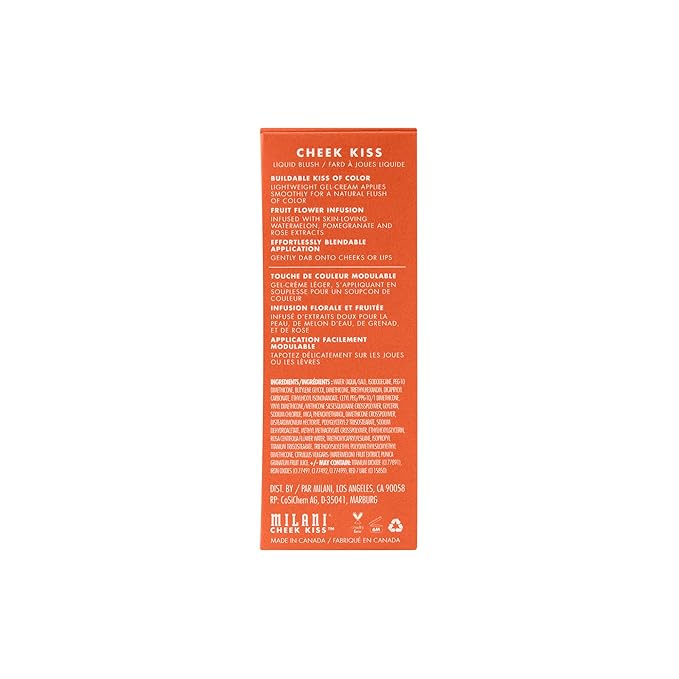 Milani Cheek Kiss Liquid Blush Makeup - Blendable