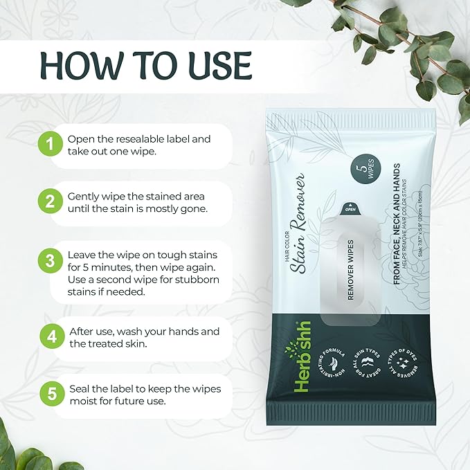 Herbishh Hair Color Stain Remover