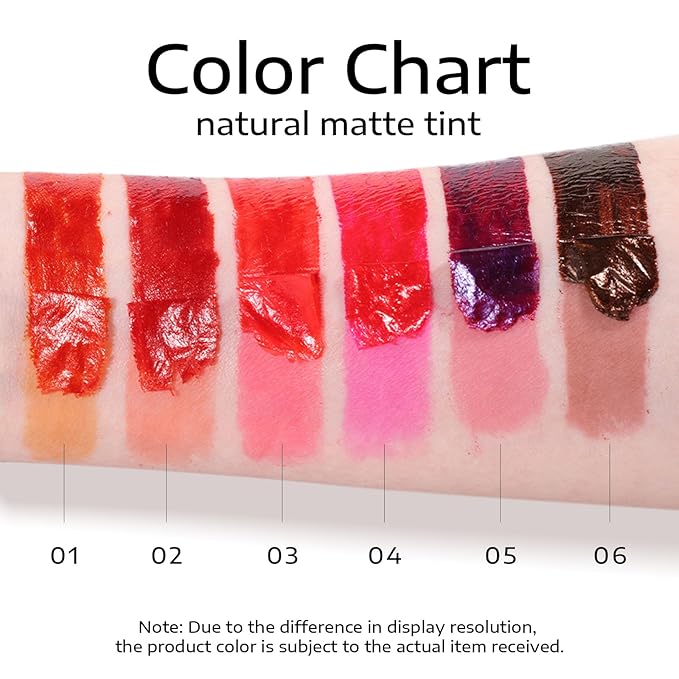 KYDA 2 Colors Peel Off Lip Stain, Lasting Lasting