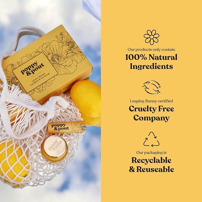 Poppy & Pout Lip Care Set (Marshmallow