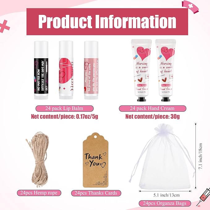 Nurse Appreciation Gifts Set Thank You