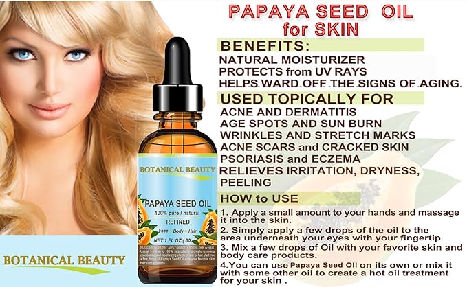 PAPAYA SEED OIL. 100% Pure / Lip