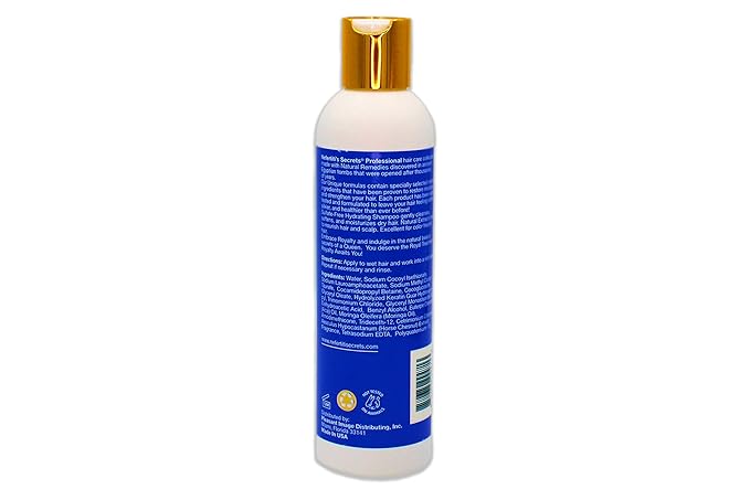 Nefertiti's Secrets Rejuvenating Treatment for Women and Men, Moringa Oil & Keratin Protein Energizing Conditioner, For Dry & Damaged Hair, Natural Moisturizer, Hair Therapy, 8 Oz / 236 mL