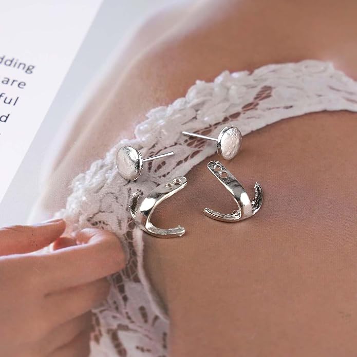 Boho Moon Ear Jackets Earrings Crescent Moon Stud