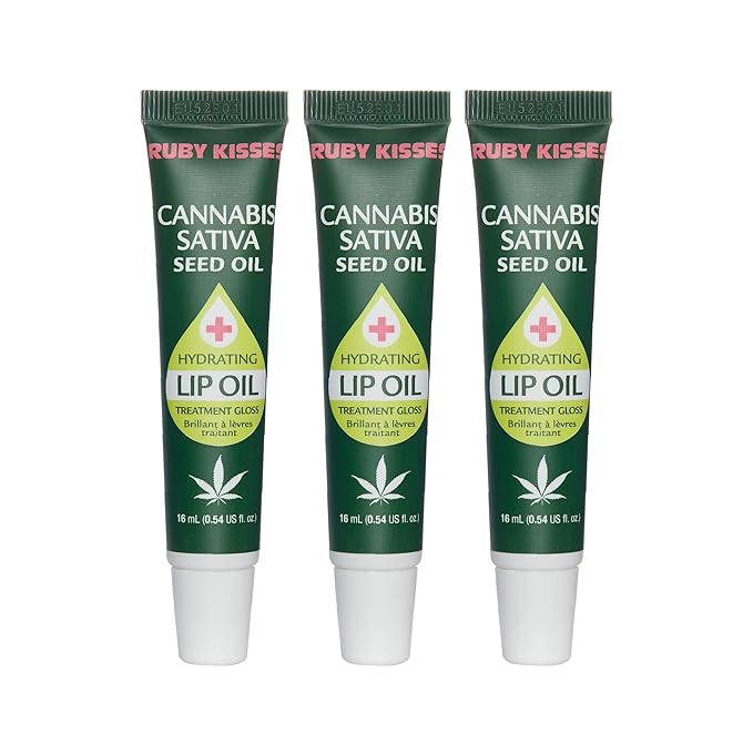 Ruby Kisses Hydrating Lip Oil Cannabis