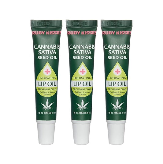 Ruby Kisses Hydrating Lip Oil Cannabis