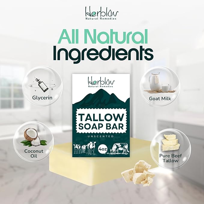 Beef Tallow Soap Bar – All