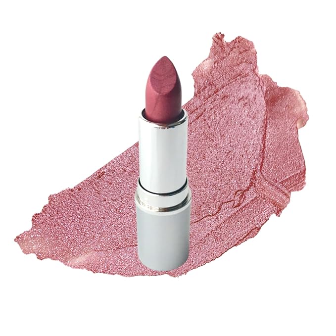 Honeybee Gardens Truly Natural Long Lasting Lipstick, Tuscany, Pink/Rose, Naturally Hydrating & Nourishing, Vegan, Gluten-Free & Cruelty-Free, 0.13 oz / 3.8 g