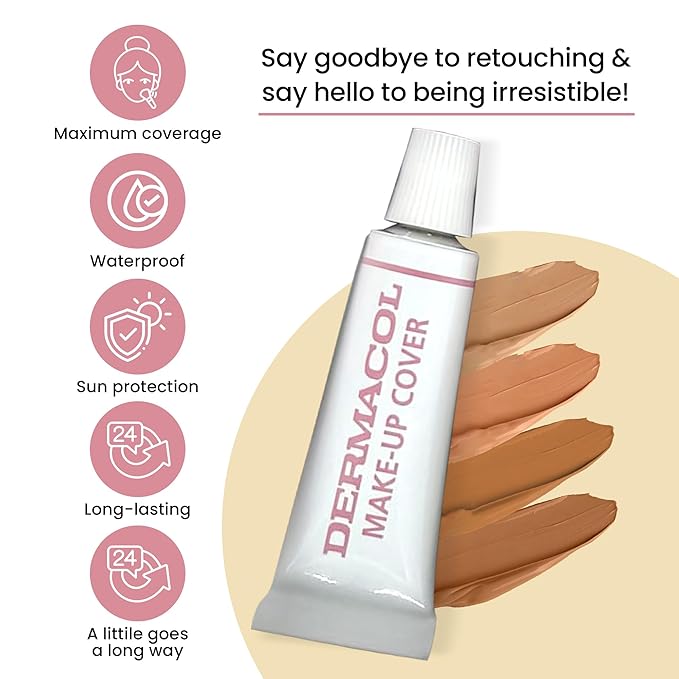Dermacol Full Coverage Foundation | Long Lasting Waterproof 30g