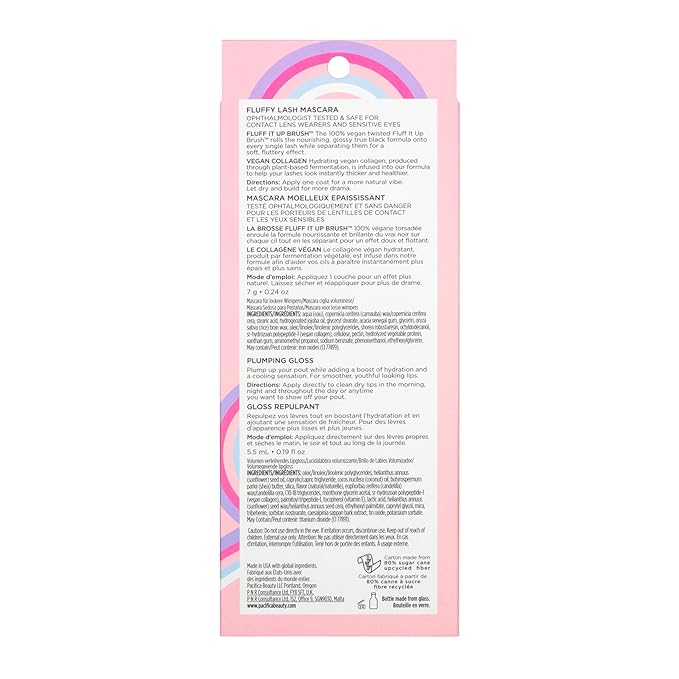 Pacifica Beauty Vegan Collagen Lash and Lip Kit