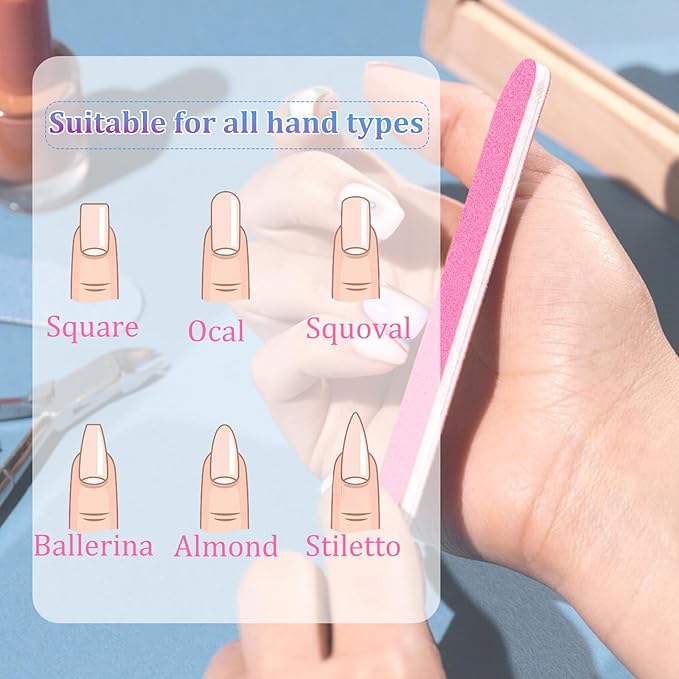 cobee 100 Pcs Nail File