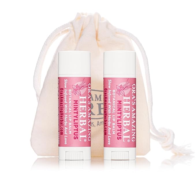 Natural Lip Balm, Herbal Infused, Mintyliptus