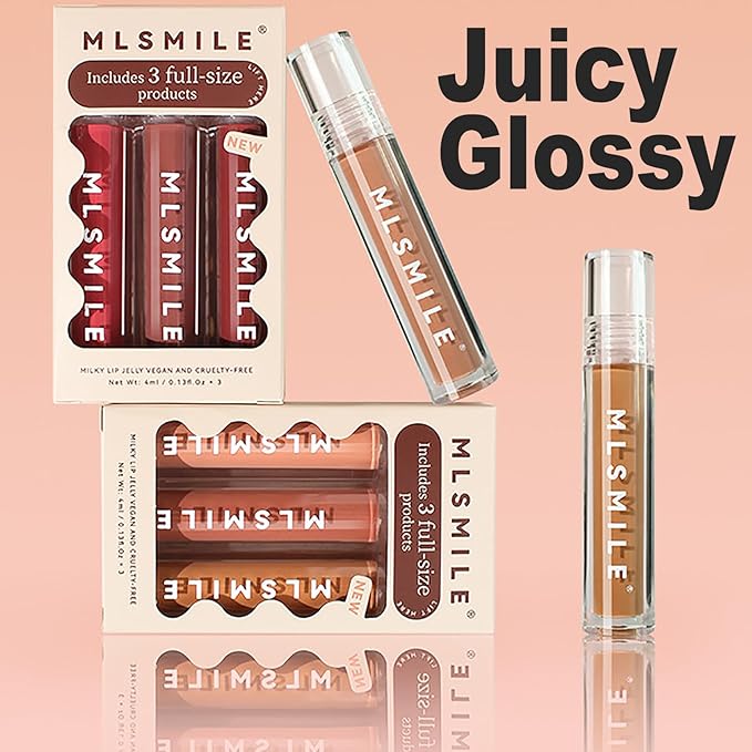 Lip Gloss Set for Women, Lip Plumping Gloss, Gloss