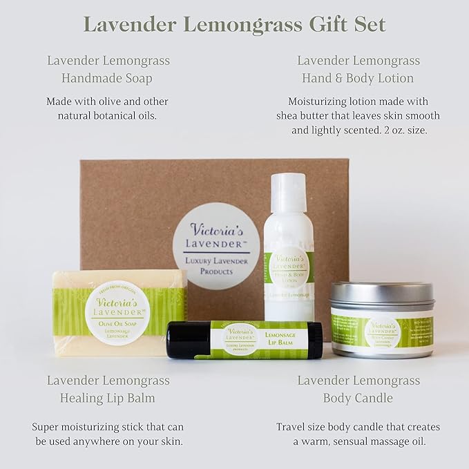 Victoria's Lavender Natural Body Products Gift