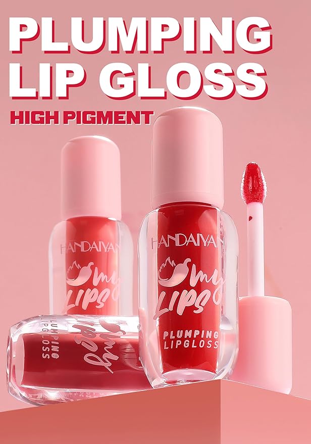 Plumping Lip Gloss With Chili Extract, Fuller Lips Plumping