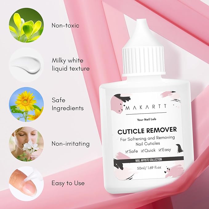 Makartt Cuticle Remover Liquid, 50ml