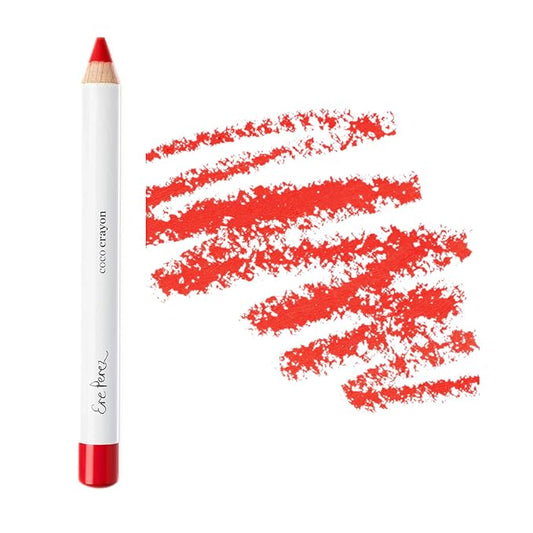 Ere Perez - Natural Coco Crayon Hydrating Lip Color | Vegan, Cruelty-Free, Clean Beauty (Spark, 0.01 oz | 3 g)