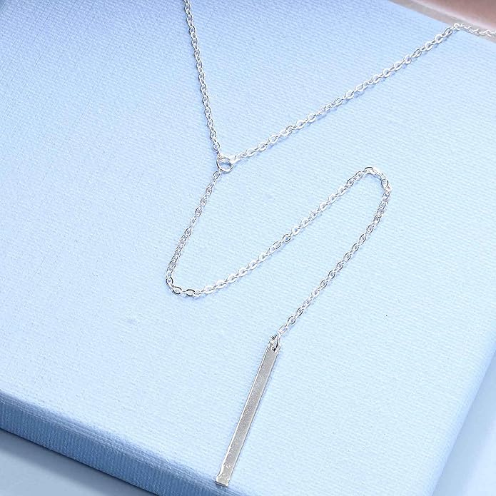 Boho Long Bar Necklace Choker Y