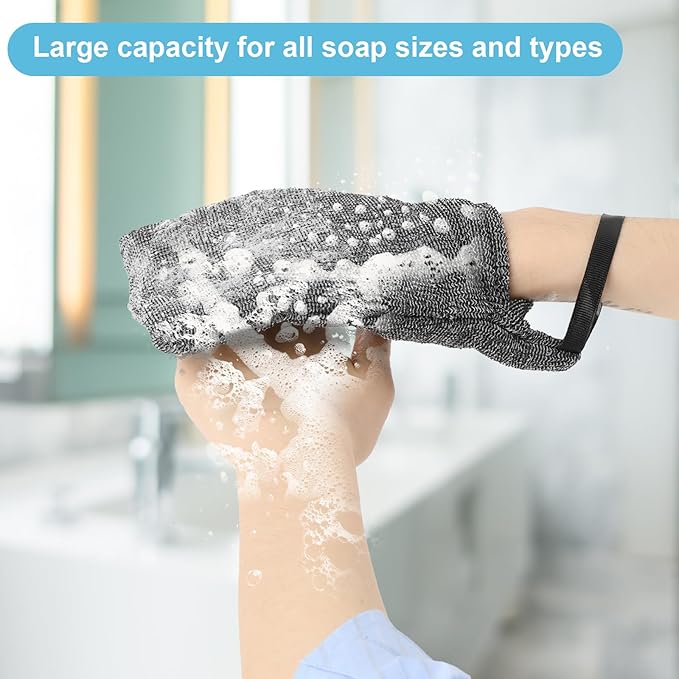 4pcs Soap Saver Bag,Soap Pouch,Soap Bags