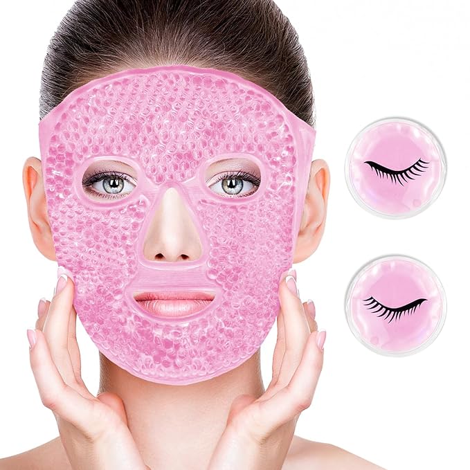 Cold face eye masks ice