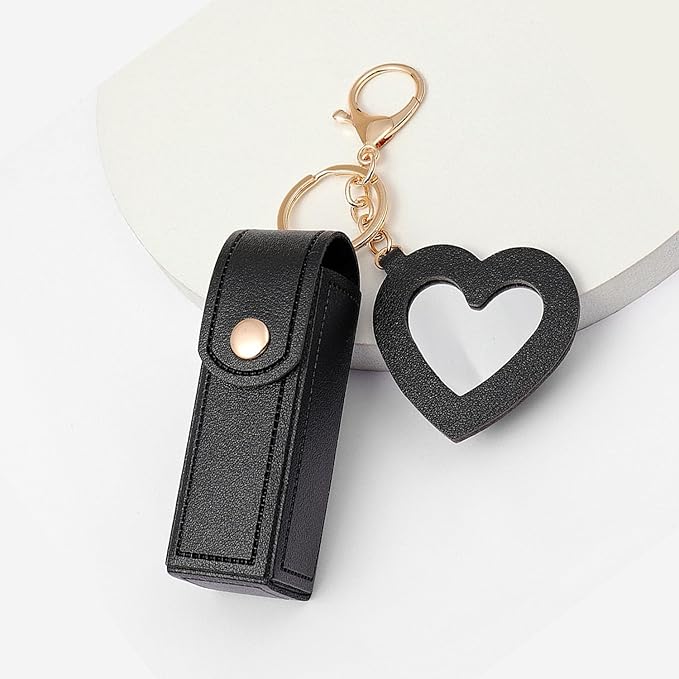 Lipstick Organizer with Mirror Portable Lipstick Holder Lip Organizer