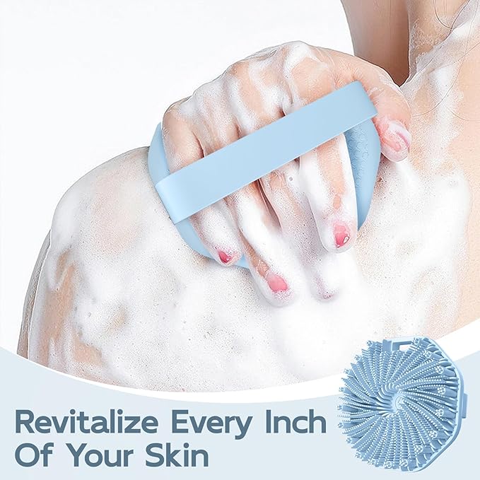 Silicone body scrubber, exfoliating body