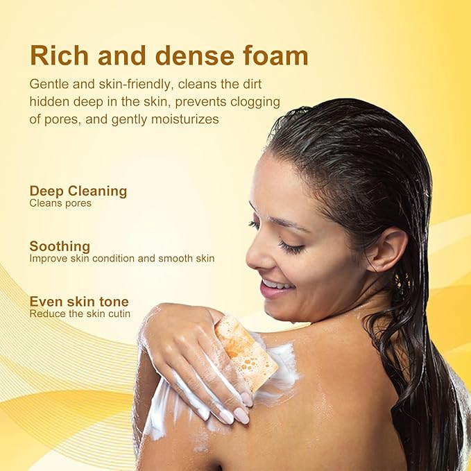 Kojic-Acid-Soap, 2Pack Turmeric Soap for Dark