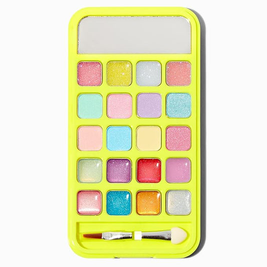 Claire's Makeup Kits - Glittery Bright Yellow Cell