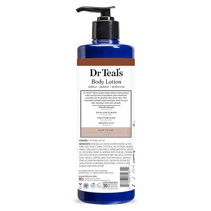 Dr Teal's Body Lotion, Coconut Oil