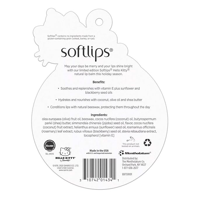 Hello Kitty Limited Edition Softlips Ornament